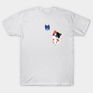 little cat and butterfly T-Shirt